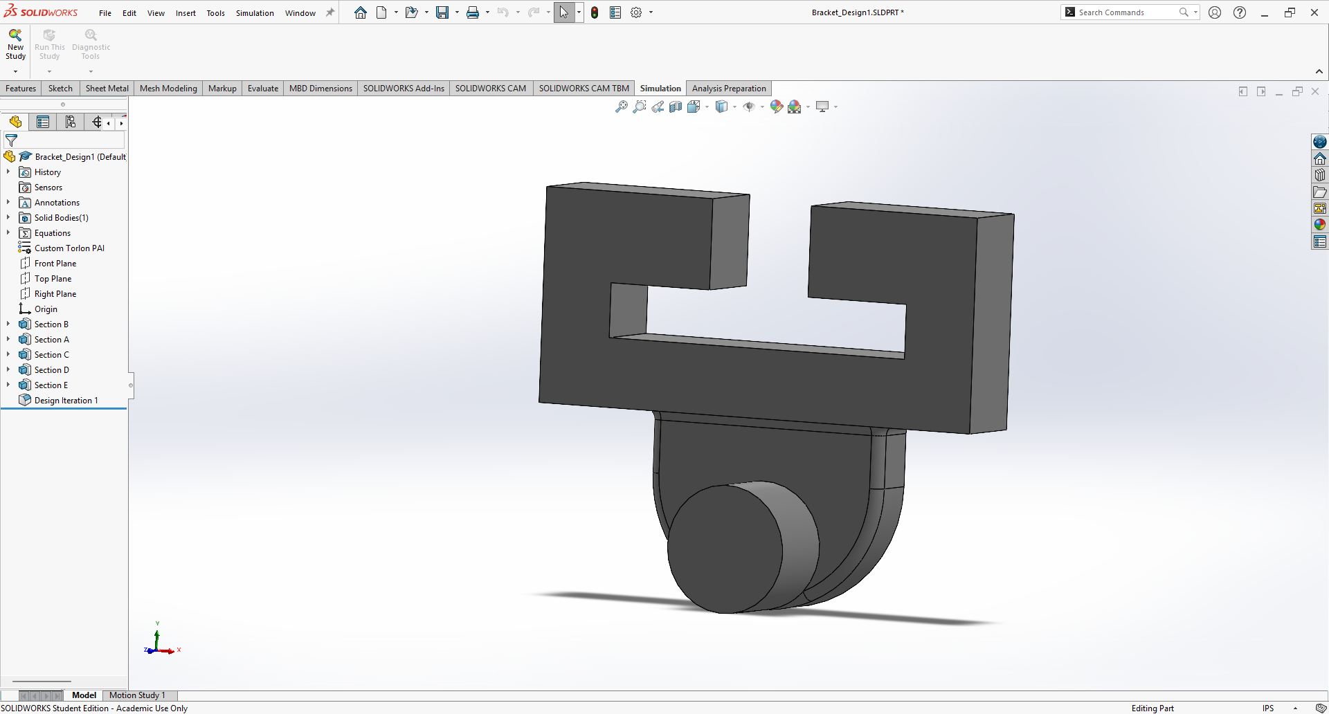 Model with Updated Diameter